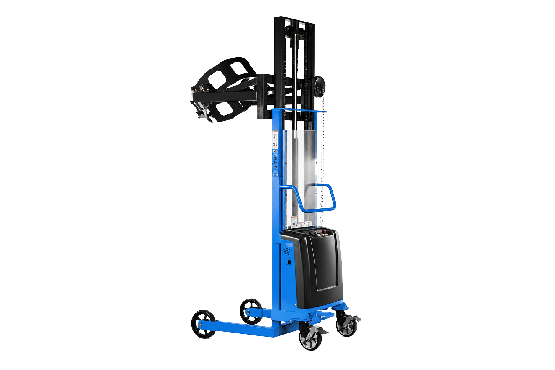 ARAS semi-electric drum handling equipment for lifting and rotating industrial drums, Qatar