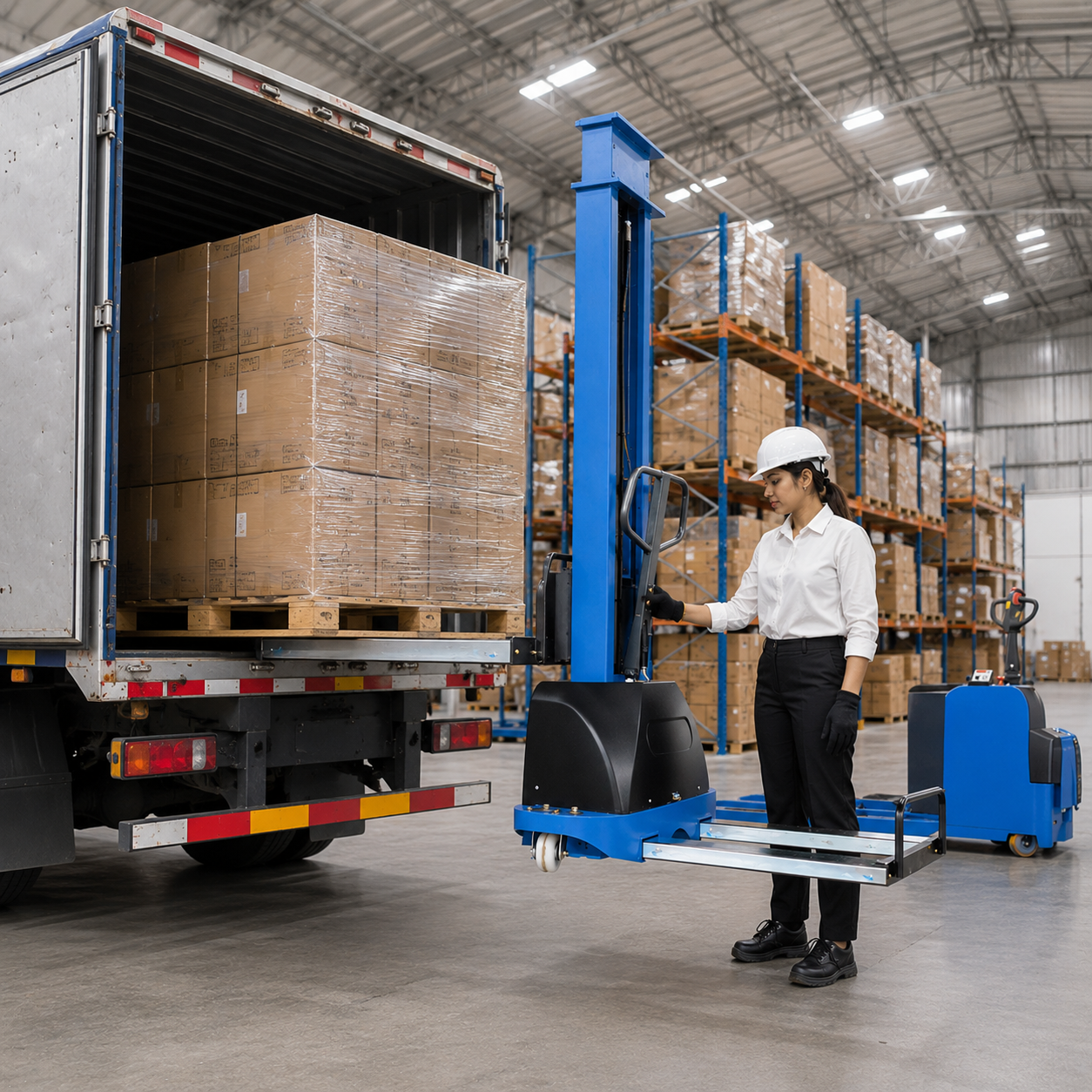 Self Loading Stacker VANGO ASESV in use