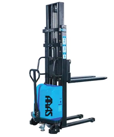 Semi-Electric Stacker for sale in Qatar – efficient and reliable material handling solution.